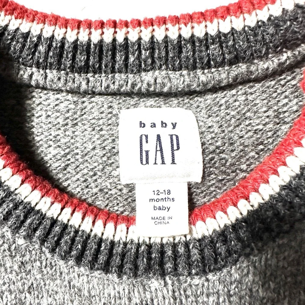 Baby Gap Heart Breaker Sweater Romper‎ 12-18 Month One Piece Jumper $45